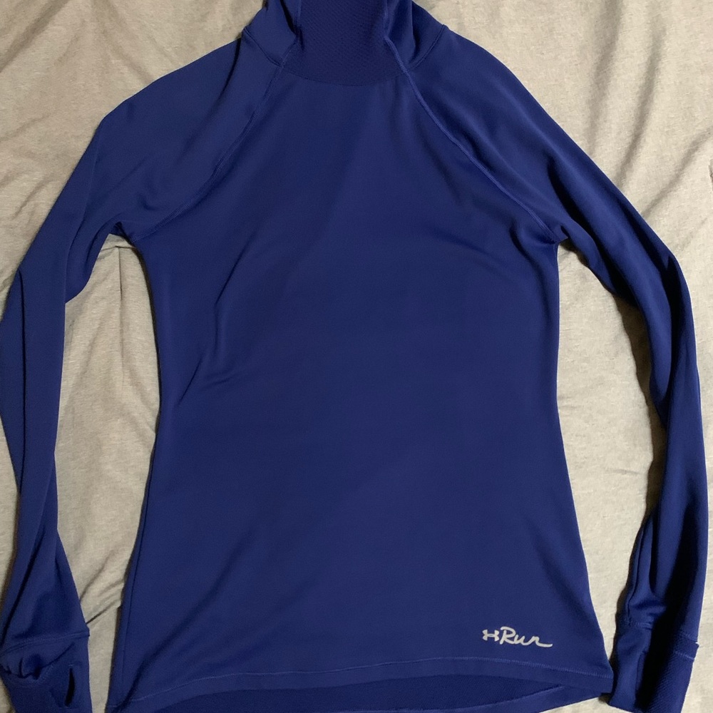 Under armour “run” long sleeve blue Large